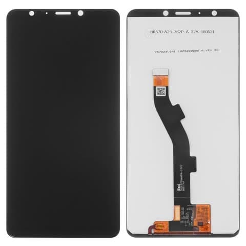 Дисплей Meizu M8 lite, V8, черный | с тачскрином | Original (PRC) | дисплейный модуль, экран
