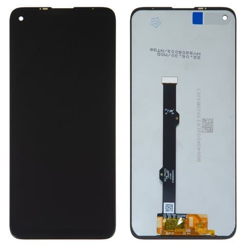 Дисплей Motorola Moto G8, XT2045-1, черный | с тачскрином | High Copy | дисплейный модуль, экран, монитор