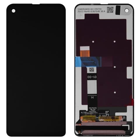 Дисплей Motorola One Action, XT2013, черный | с тачскрином | Original (PRC) | дисплейный модуль, экран, монитор