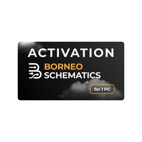 Активация Borneo Schematics (1 пользователь / 12 месяцев)