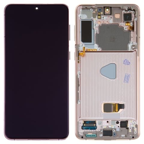 Дисплей Samsung SM-G996 Galaxy S21 Plus 5G, фиолетовый, Phantom Violet | с тачскрином | с передней панелью | с аккумулятором | Original (Сервис-Центр), GH82-24554B, GH82-24553B, GH82-27268B, GH82-27267B | дисплейный модуль, экран