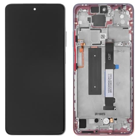 Дисплей Xiaomi Mi 10T Lite, M2007J17G, золотистый | с тачскрином | с передней панелью | оригинал (Сервис-Центр) | дисплейный модуль, экран, монитор