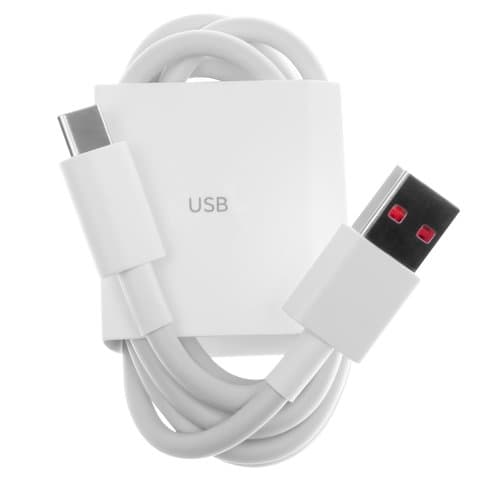 USB-кабель Xiaomi, Type-C, USB, 100 см, білий, Original, 120 Вт, 6 А, #45010000154S