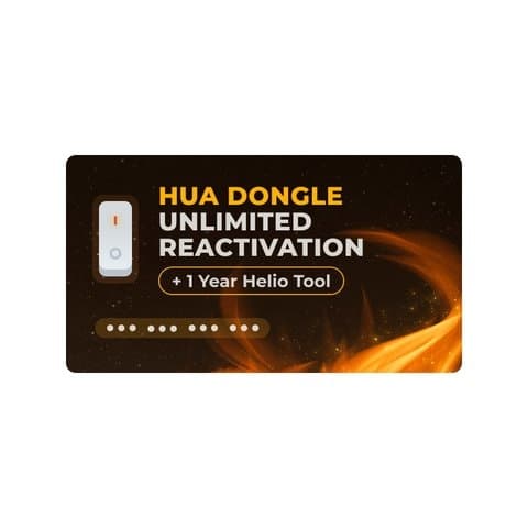 Неограниченная реактивация донгла Hua + 1 год доступа к Helio Tool
