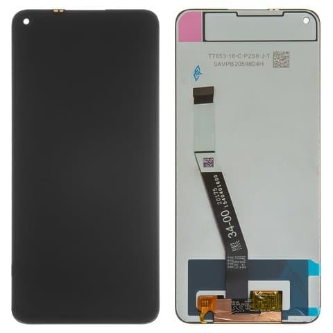 Дисплей Xiaomi Redmi 10X 4G, Redmi Note 9, M2003J15SC, M2003J15SG, M2003J15SS, черный | с тачскрином | Original (реновация) | дисплейный модуль, экран