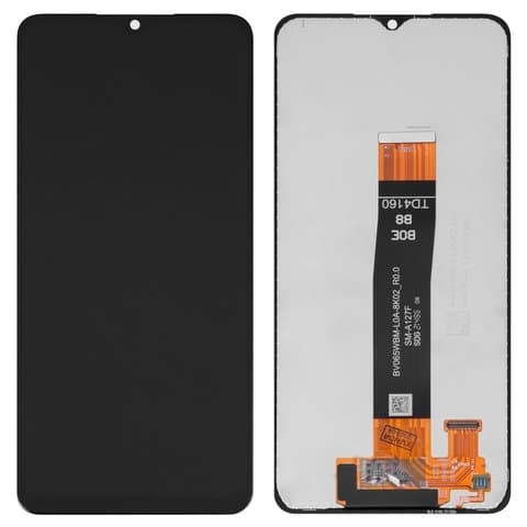 Дисплей Samsung SM-A127 Galaxy A12 Nacho, черный | с тачскрином | Original (PRC) | дисплейный модуль, экран, монитор