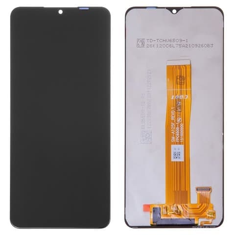 Дисплей Samsung SM-A125 Galaxy A12, чорний | з тачскріном | Original (реновація), A125F_REV0.1 FPC6509-1 | дисплейный модуль, экран