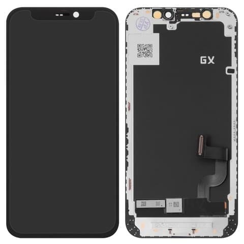 Дисплей Apple iPhone 12 Mini, черный | с тачскрином | High Copy, OLED | дисплейный модуль, экран, монитор
