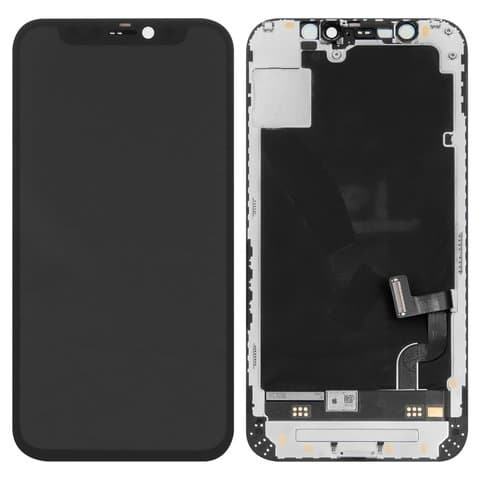 Дисплей Apple iPhone 12 Mini, черный | с тачскрином | Original (реновация) | дисплейный модуль, экран