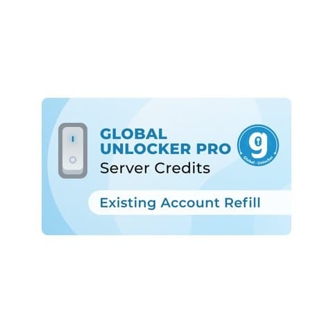 Серверные кредиты Global Unlocker Pro (пополнение существующего аккаунта)