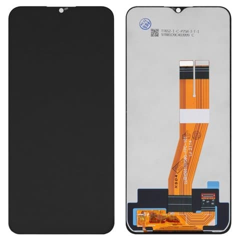 Дисплей Samsung SM-A035F Galaxy A03, черный | с тачскрином | Original (реновация) | дисплейный модуль, экран, монитор