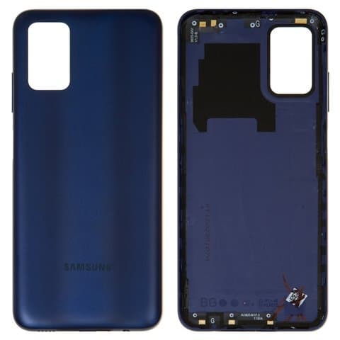Задняя крышка Samsung SM-A037 Galaxy A03s, синяя, Original (PRC) | корпус, панель аккумулятора, АКБ, батареи