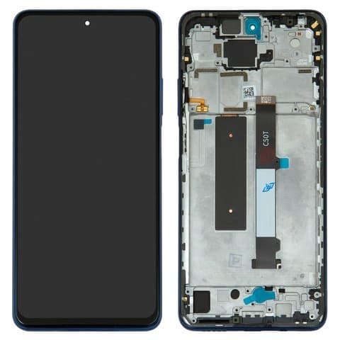 Дисплей Xiaomi Mi 10T Lite 5G, M2007J17G, синий | с тачскрином | с передней панелью | Original (PRC) | дисплейный модуль, экран, монитор