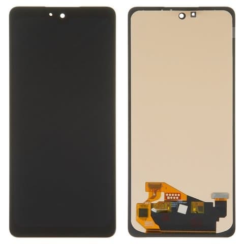 Дисплей Samsung SM-A725 Galaxy A72, SM-A726 Galaxy A72 5G, чорний, Awesome Black | з тачскріном | High Copy, OLED, с широким ободком | дисплейный модуль, экран