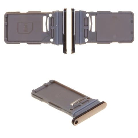 Тримач (лоток) SIM-карты Samsung SM-G996 Galaxy S21 Plus 5G, чорний, Original (PRC) | держатель СИМ-карты