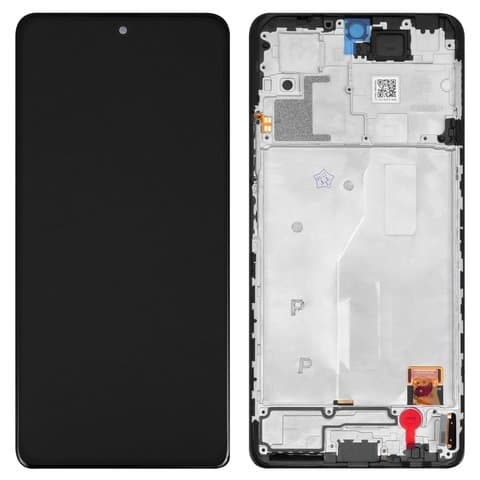 Дисплей Xiaomi Redmi Note 10 Pro, M2101K6G, чорний | з тачскріном | в передній панелі | Original (PRC), AMOLED | дисплейный модуль, экран