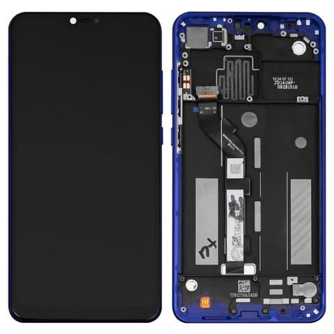Дисплей Xiaomi Mi 8 Lite, M1808D2TE, M1808D2TC, M1808D2TG, синий | с тачскрином | с передней панелью | Original (реновация) | дисплейный модуль, экран