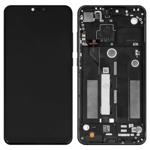 Дисплей Xiaomi Mi 8 Lite, M1808D2TE, M1808D2TC, M1808D2TG, черный | с тачскрином | с рамкой | Original (реновация) | дисплейный модуль, экран, монитор