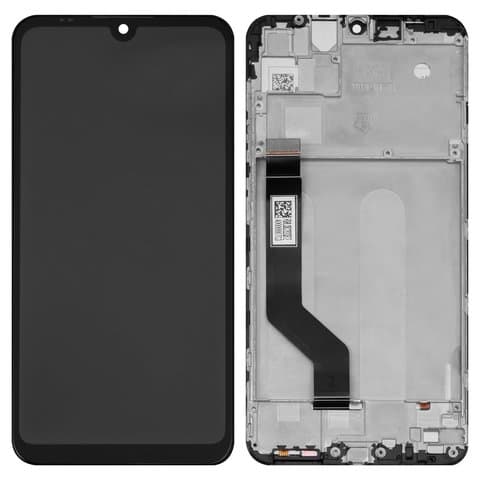 Дисплей Xiaomi Mi Play, M1901F9E, черный | с тачскрином | с передней панелью | Original (реновация) | дисплейный модуль, экран, монитор