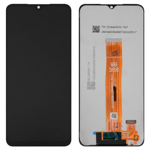 Дисплей Samsung SM-A127 Galaxy A12 Nacho, чорний | з тачскріном | High Copy, BV065WBM-L09-DK00_R0.0 | дисплейный модуль, экран