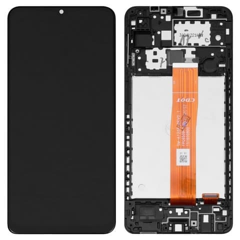 Дисплей Samsung SM-A125 Galaxy A12, черный | с тачскрином | с передней панелью | Original (PRC), A125F V04 1540410367 | дисплейный модуль, экран