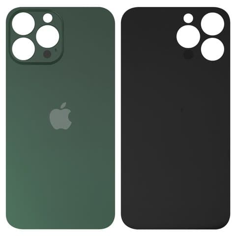 Задняя крышка Apple iPhone 13 Pro Max, зеленая, Alpine Green, нужно снять стекло камеры, small hole, Original (PRC) | корпус, панель аккумулятора, АКБ, батареи