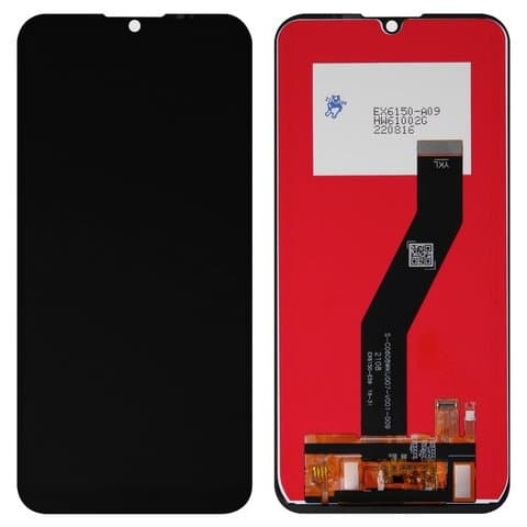Дисплей Motorola Moto E6i, XT2053-5, чорний | з тачскріном | Original (PRC) | дисплейный модуль, экран
