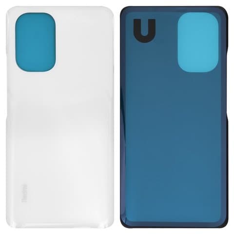 Задняя крышка Xiaomi Poco F3, Redmi K40, белая, Arctic White, Original (PRC), Лого Redmi | корпус, панель аккумулятора, АКБ, батареи