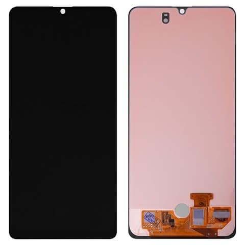 Дисплей Samsung SM-A315 Galaxy A31, чорний | з тачскріном | Original (реновація), AMOLED | дисплейный модуль, экран