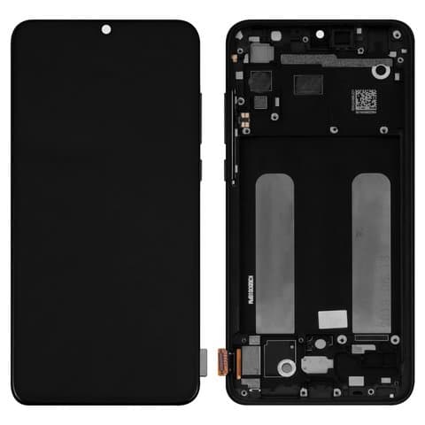 Дисплей Xiaomi Mi 9 Lite, Mi CC9, M1904F3BG, черный | с тачскрином | с передней панелью | Original (реновация), AMOLED | дисплейный модуль, экран, монитор