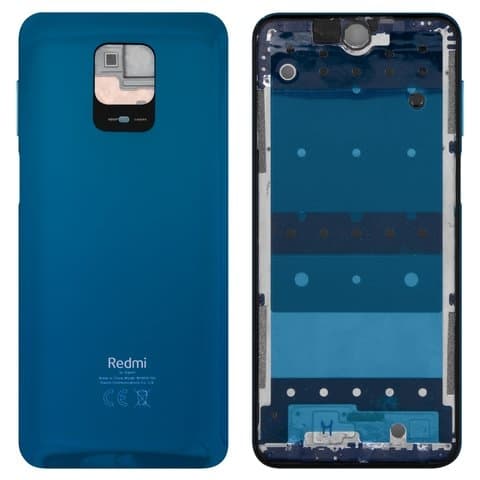 Корпус Xiaomi Redmi Note 9S, синий, Aurora Blue