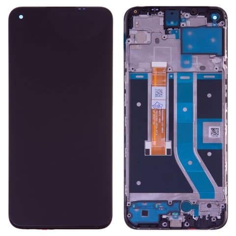 Дисплей OnePlus Nord N100, BE2011, BE2012, BE2013, BE2015, черный | с тачскрином | с передней панелью | High Copy | дисплейный модуль, экран