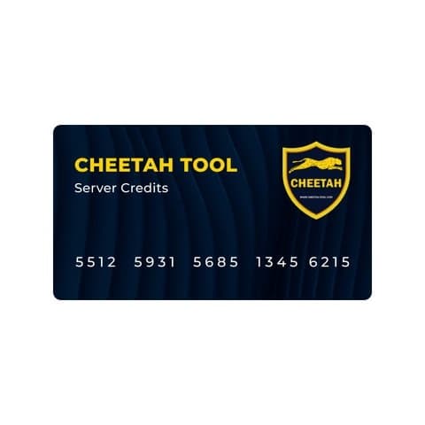 Серверные кредиты Cheetah Tool
