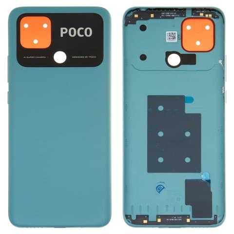 Корпус Xiaomi Poco C40, зеленый, голубой, Coral Green