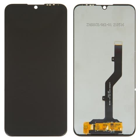 Дисплей ZTE Blade A7s 2020, A7020, черный | с тачскрином | High Copy, FPC-T65PTS02CVOF | дисплейный модуль, экран