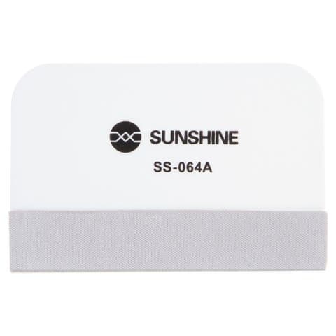 Лопатка Sunshine SS-064, лопатка, для приклеивания пленки, 93 мм, металл, белая