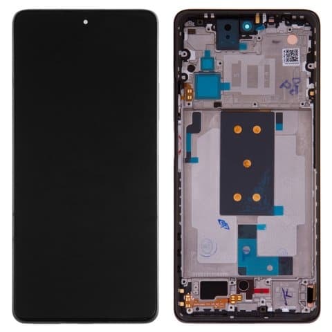 Дисплей Xiaomi 11T, 21081111RG, 11T Pro, 2107113SI, 2107113SG, 2107113SR, черный | с тачскрином | с передней панелью | Original (PRC) | дисплейный модуль, экран
