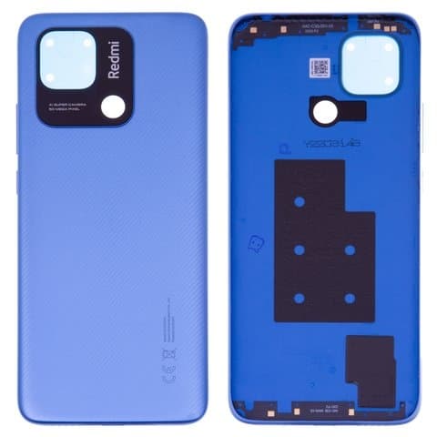 Задняя крышка Xiaomi Redmi 10C, 220333QAG, 220333QBI, 220333QNY, 220333QL, синяя, Ocean Blue, Original (PRC) | корпус, панель аккумулятора, АКБ, батареи