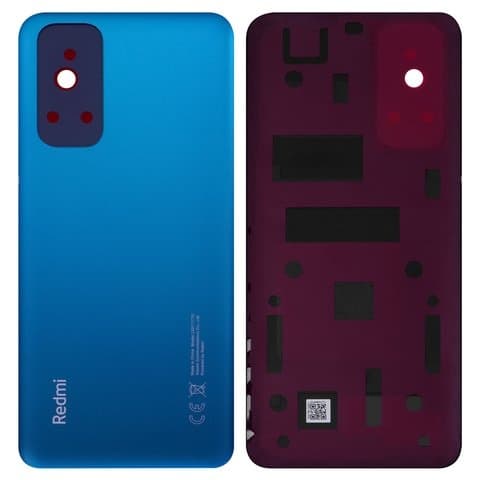 Задняя крышка Xiaomi Redmi Note 11 4G, 21121119SC, Redmi Note 11S, 2201117SG, 2201117SI, 2201117SY, 2201117SL, синяя, Twilight Blue, Original (PRC) | корпус, панель аккумулятора, АКБ, батареи