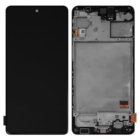 Дисплей Samsung SM-M317 Galaxy M31s, чорний | з тачскріном | в передній панелі | Original (PRC) | дисплейный модуль, экран