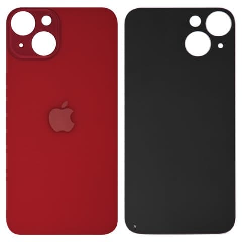 Задняя крышка Apple iPhone 14, красная, нужно снять стекло камеры, small hole, Original (PRC) | корпус, панель аккумулятора, АКБ, батареи