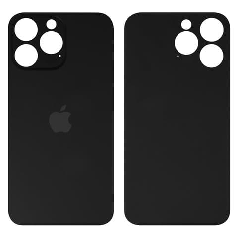 Задняя крышка Apple iPhone 14 Pro, черная, нужно снять стекло камеры, small hole, Original (PRC) | корпус, панель аккумулятора, АКБ, батареи