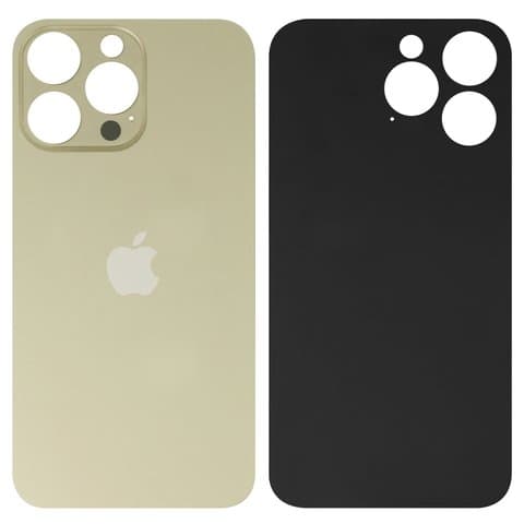 Задняя крышка Apple iPhone 14 Pro Max, золотистая, нужно снять стекло камеры, small hole, Original (PRC) | корпус, панель аккумулятора, АКБ, батареи