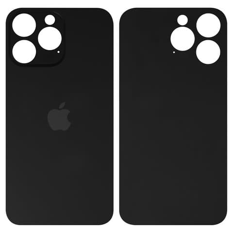 Задняя крышка Apple iPhone 14 Pro Max, черная, нужно снять стекло камеры, small hole, Original (PRC) | корпус, панель аккумулятора, АКБ, батареи