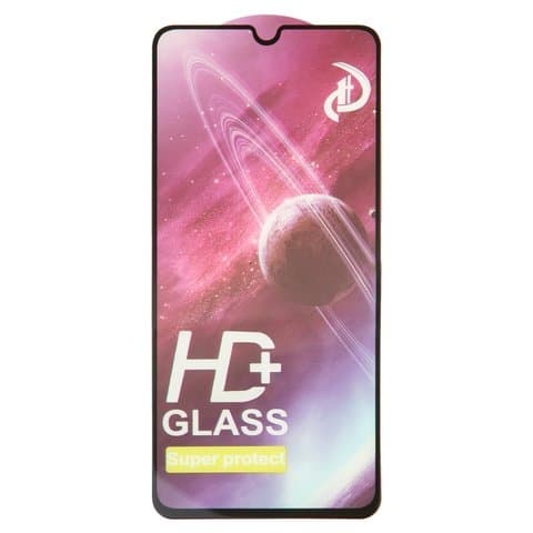 Закаленное защитное стекло Samsung SM-A136 Galaxy A13 5G, совместимо с чехлом, Full Glue (клей по всей площади стекла), черное, 