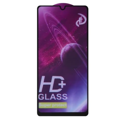 Закаленное защитное стекло Samsung SM-M325 Galaxy M32, Full Glue (клей по всей площади стекла), черное, совместимо с чехлом