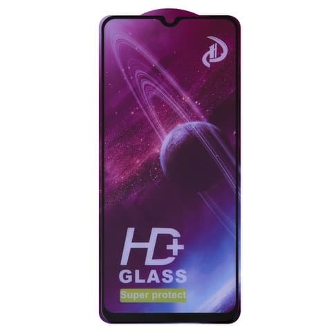 Закаленное защитное стекло Xiaomi Redmi 10C, черное, Full Glue (клей по всей площади стекла), совместимо с чехлом