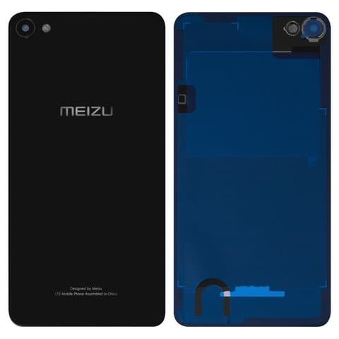Задняя крышка Meizu U20, черная, Original (PRC), со стеклом камеры | корпус, панель аккумулятора, АКБ, батареи