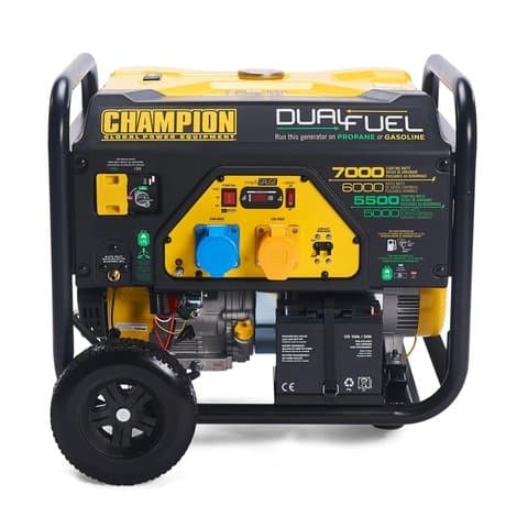 Двухтопливный генератор Champion 7000 W CPG7500E2-DF-EU