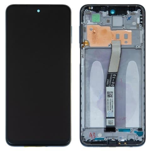 Дисплей Xiaomi Redmi Note 9 Pro, Redmi Note 9 Pro Max, Redmi Note 9S, M2003J6B2G, M2003J6A1G, сірий | з тачскріном | в передній панелі | Original (реновація) | дисплейный модуль, экран